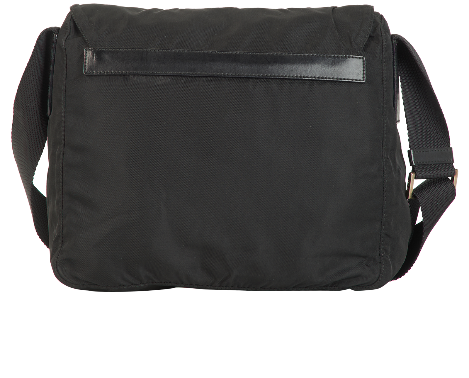 Tessuto Messenger, &pound;350, Handbags, Black, Nylon, Back view